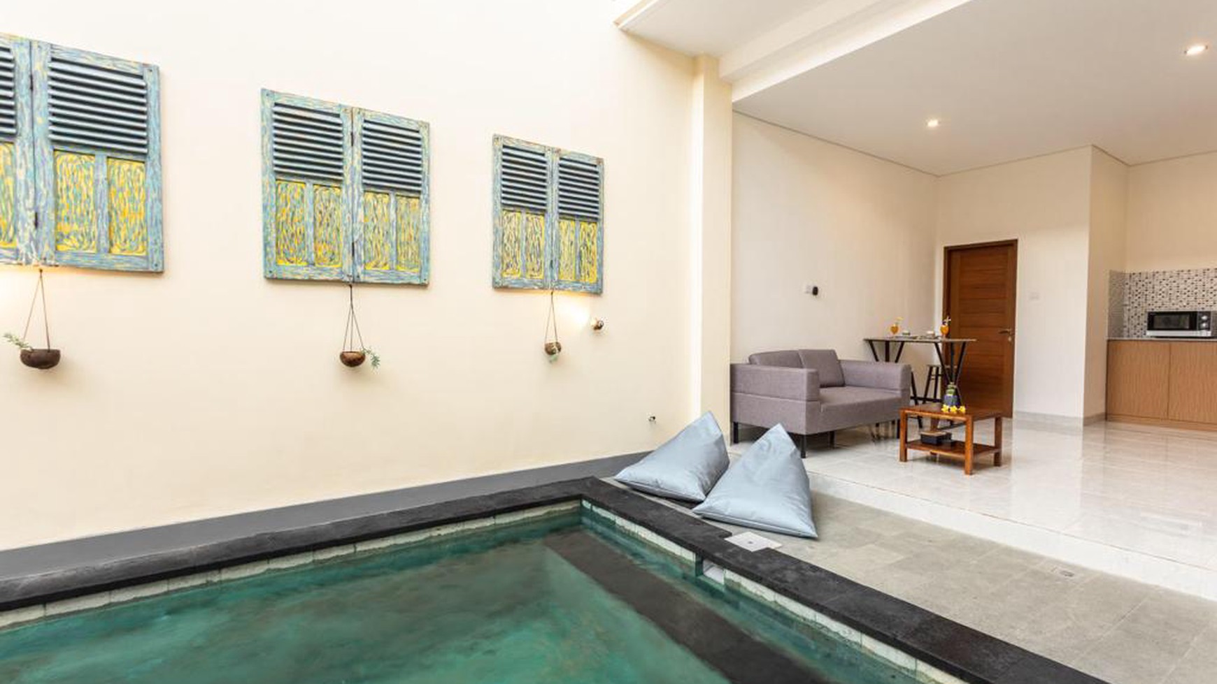 Leasehold 1 bedroom pool villa located at Umalas, Kerobokan Bali.