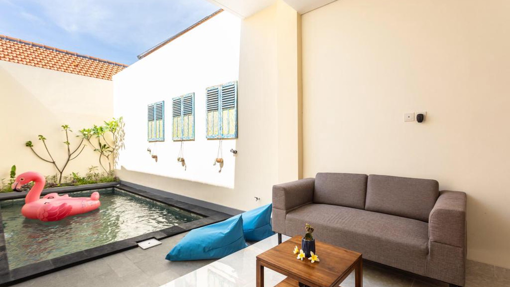 Leasehold 1 bedroom pool villa located at Umalas, Kerobokan Bali.