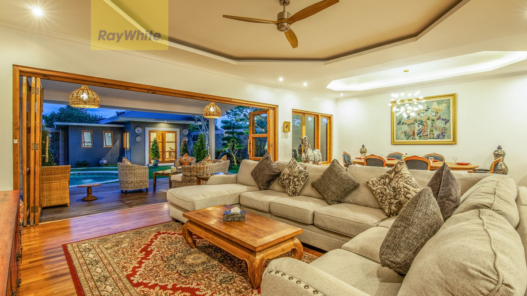 4 Bedrooms Tropical Charm with Modern Elements. Just Off Kerobokan and Seminyak Bali.