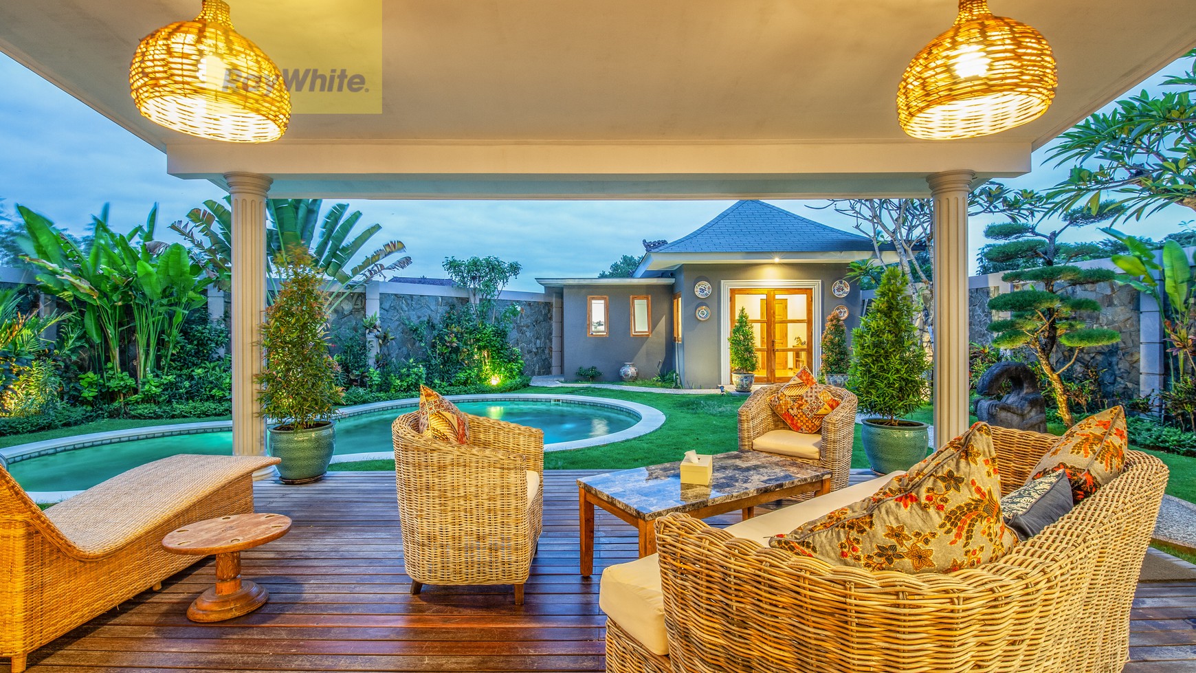 4 Bedrooms Tropical Charm with Modern Elements. Just Off Kerobokan and Seminyak Bali.
