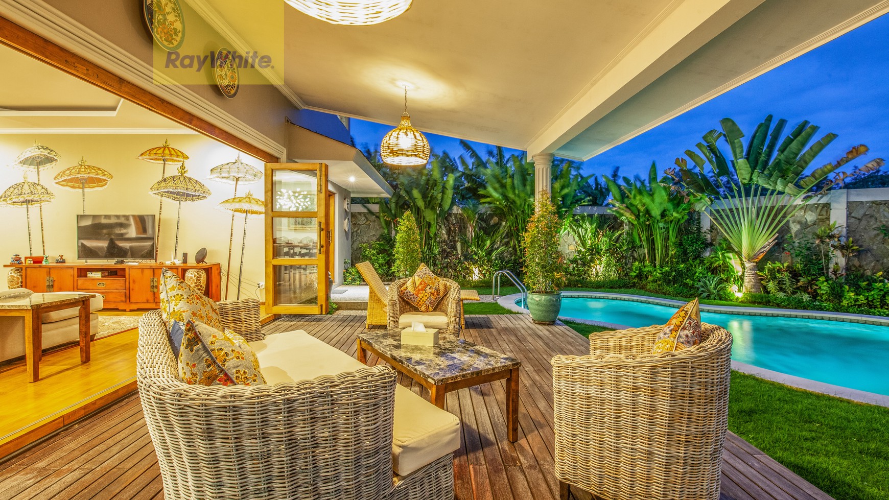 4 Bedrooms Tropical Charm with Modern Elements. Just Off Kerobokan and Seminyak Bali.