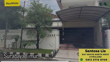 Dijual 450 M2 Rumah Dharmahusada Permai Surabaya Timur Dekat Galaxy Mall, Raya Manyar Kertoarjo