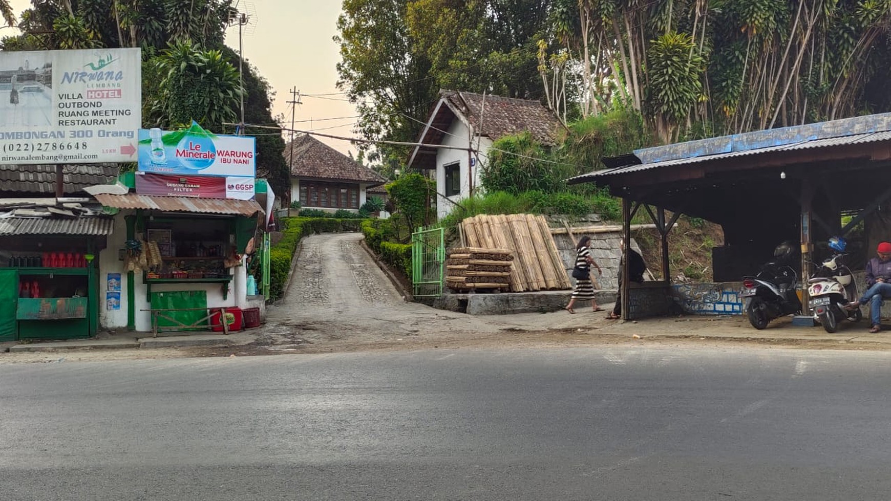 Lahan 1908 m2 Bonus Bangunan Di Lembang Bandung, Dekat Hotel Grand Panorama, Dan Lokasi Sangat Marketable Untuk Usaha Pariwisata