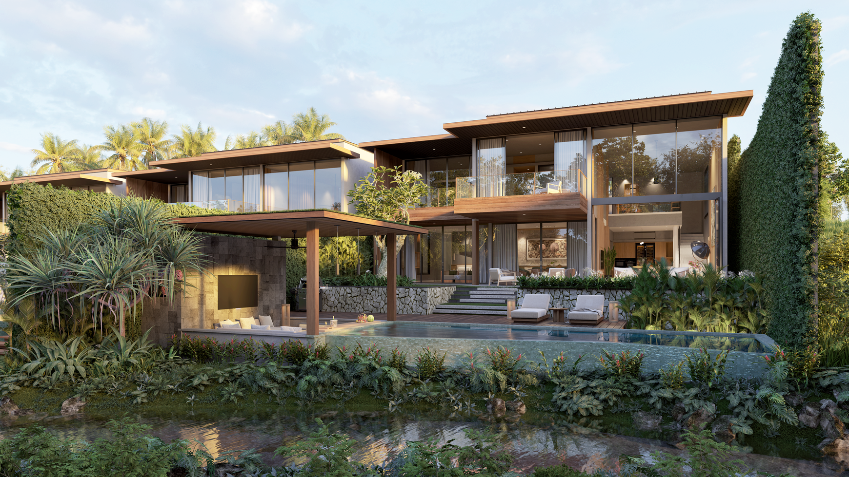 Freehold - A Luxurious Sanctuary Embraced by Nature's Serenity in the Heart of Canggu, Bali