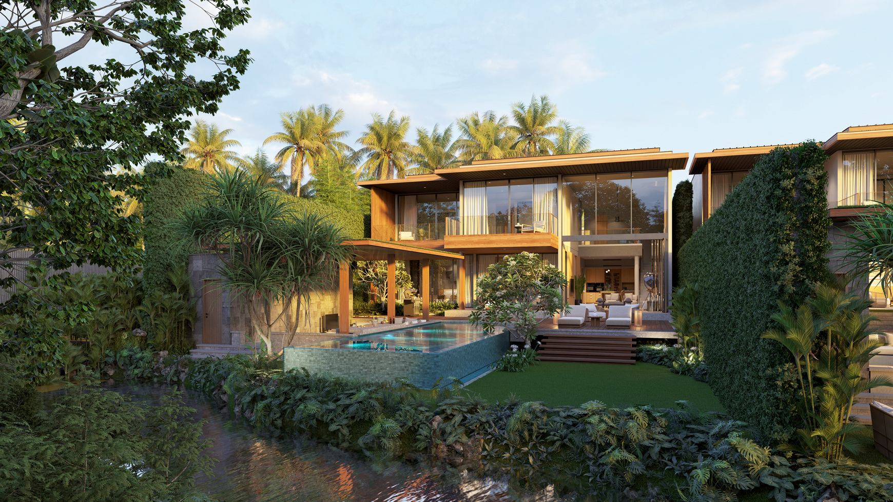 Freehold - A Luxurious Sanctuary Embraced by Nature's Serenity in the Heart of Canggu, Bali