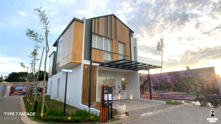 Brand New Rumah 2 lantai Full Japanesse style Di Mazenta Residence Bintaro
