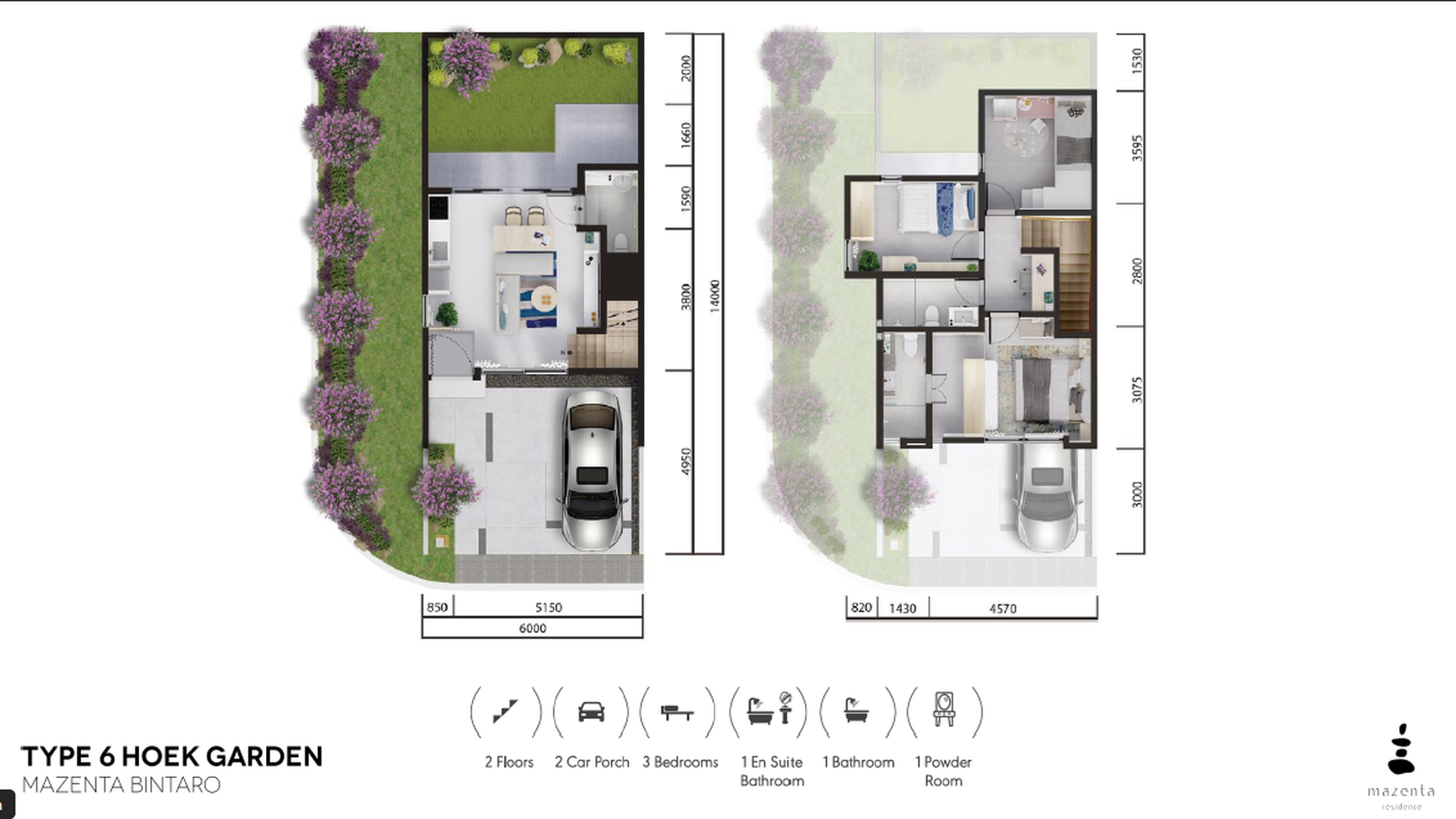 Brand New Rumah 2 lantai Full Japanesse style Di Mazenta Residence Bintaro