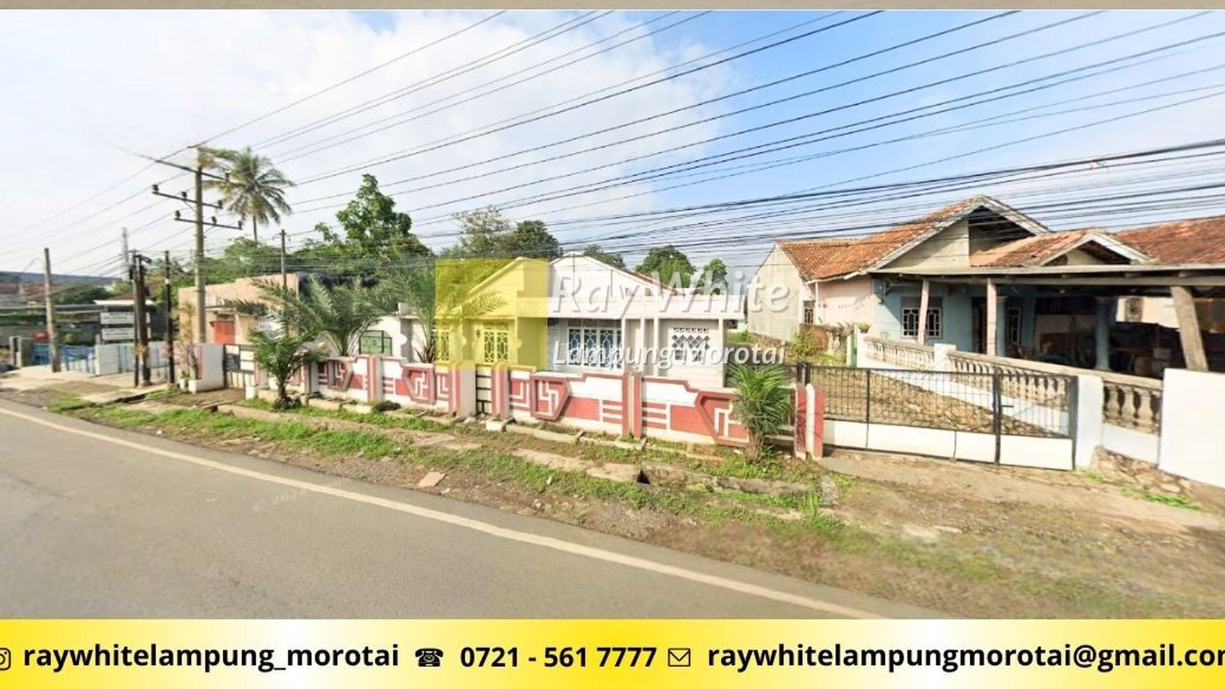 Dijual Tanah Bonus Bangunan Rumah Jl. Lintas Sumatera Hajimena