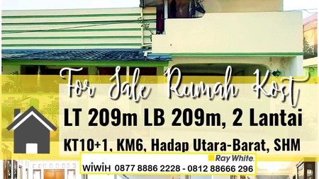 Rumah Kost Hook di Pondok Pucung Bintaro, Luas 209m Harga 2.075M nego