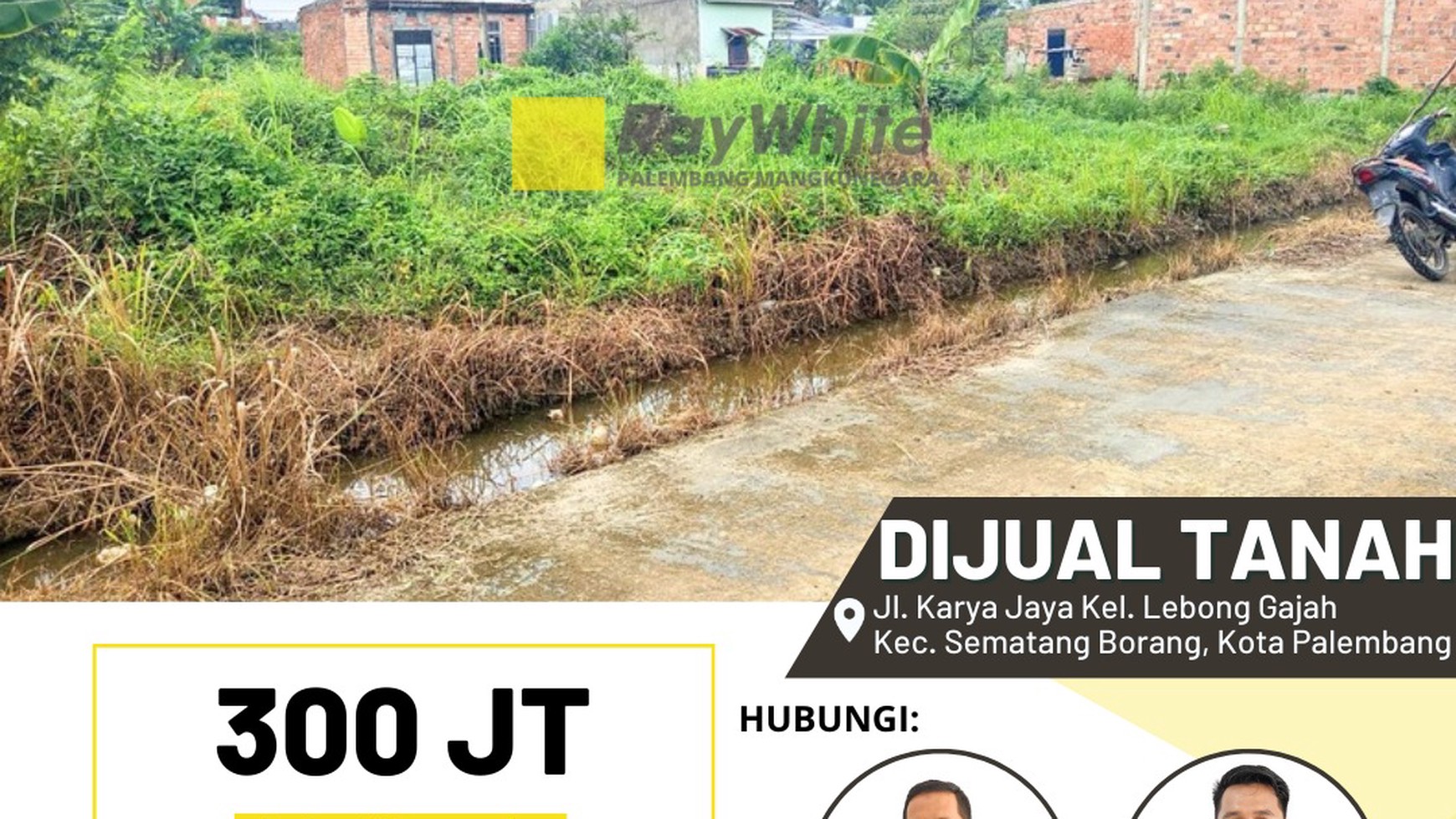 Dijual Tanah di Belakang Rumah Sakit Cabang Charitas Palembang