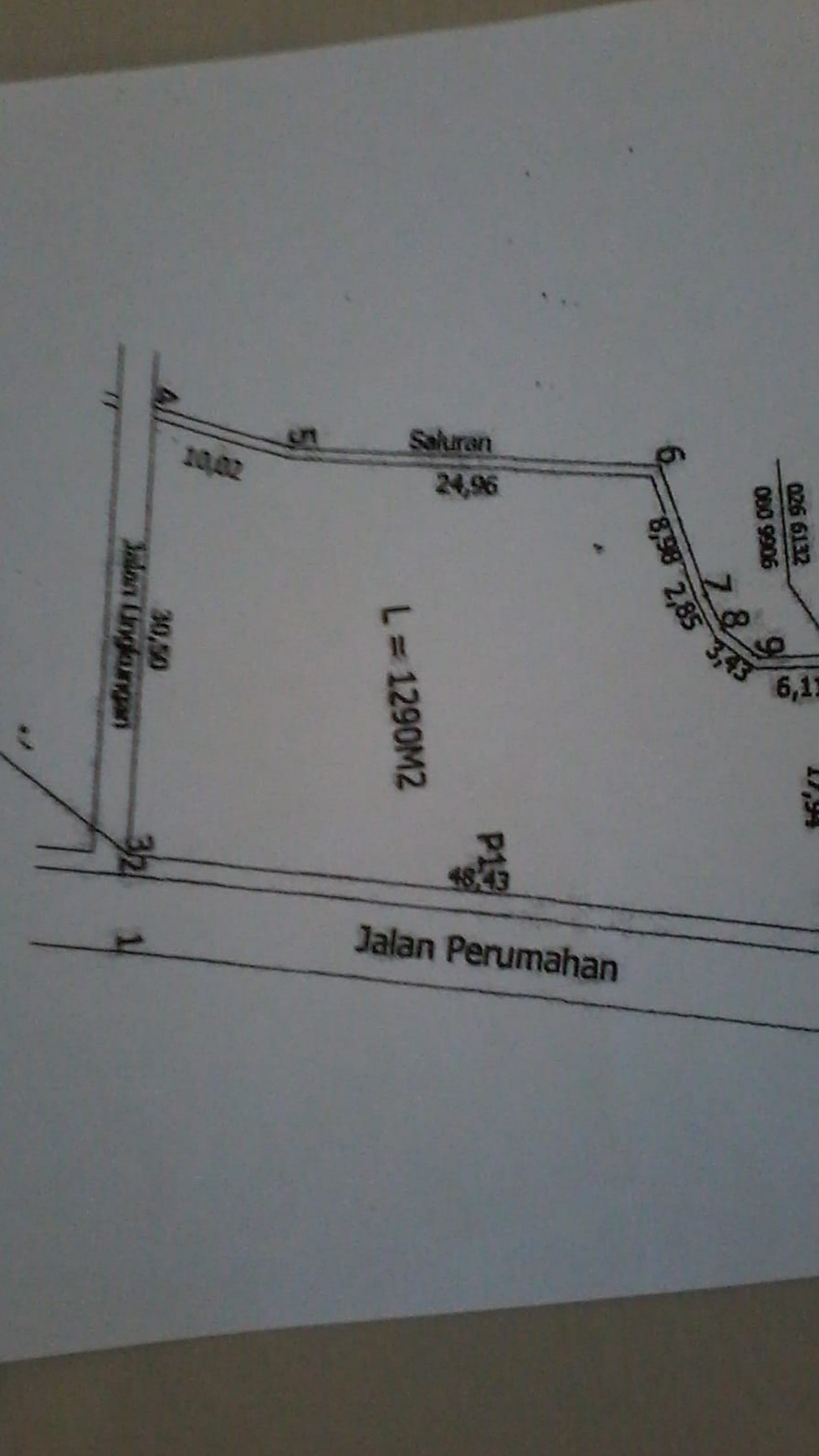 Rumah Hitung Tanah Area Cipete