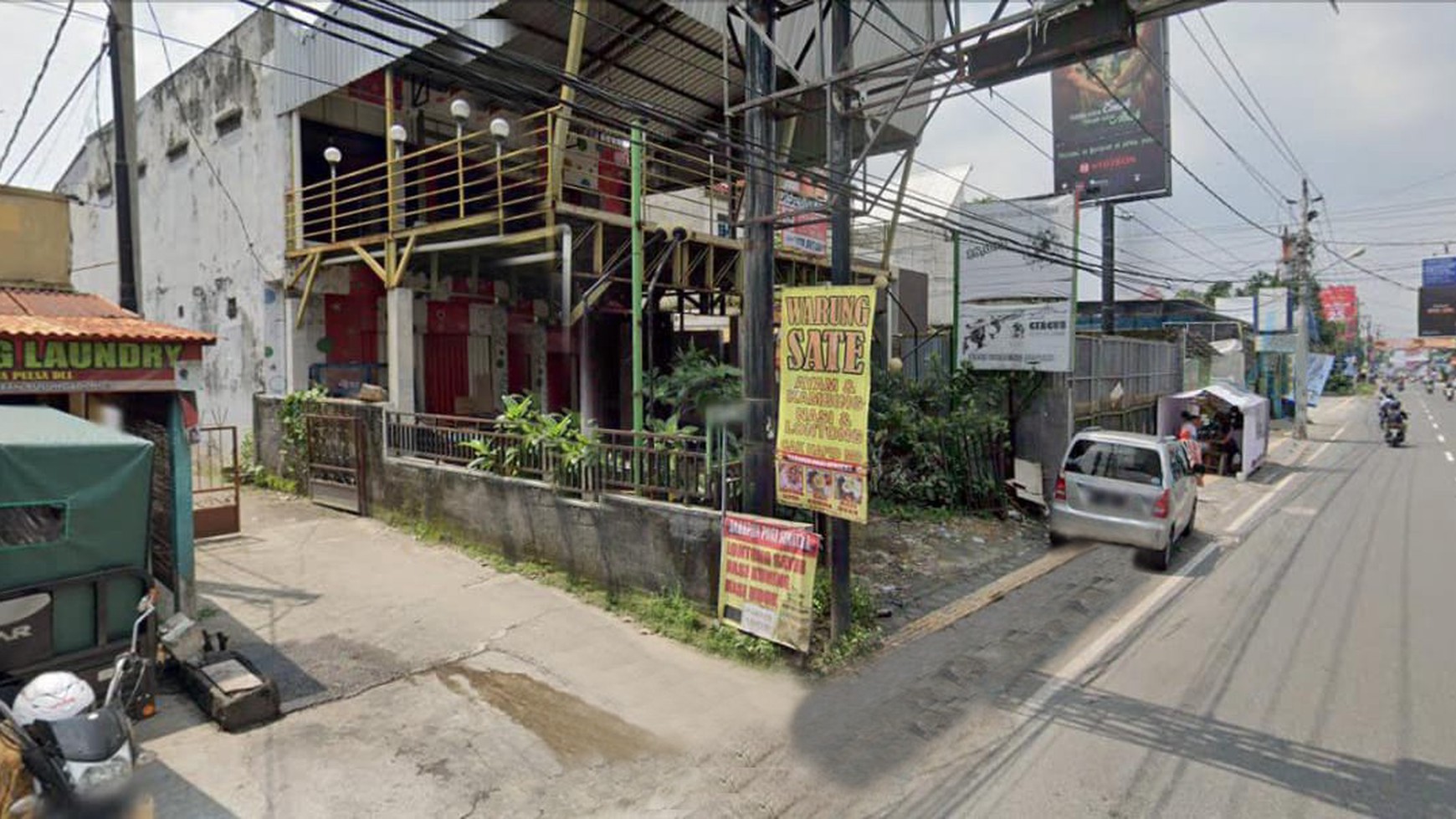 TANAH BONUS BANGUNAN DI JL SETURAN RAYA, DEKAT KAMPUS YKPN DAN UPN
