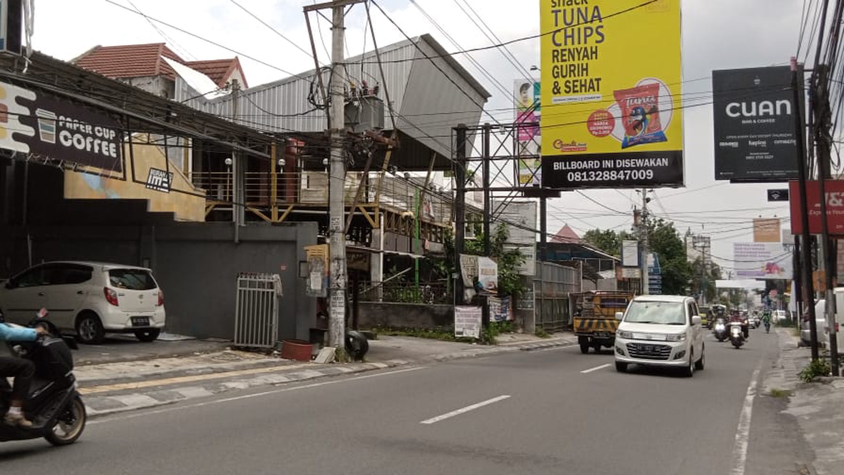 TANAH BONUS BANGUNAN DI JL SETURAN RAYA, DEKAT KAMPUS YKPN DAN UPN