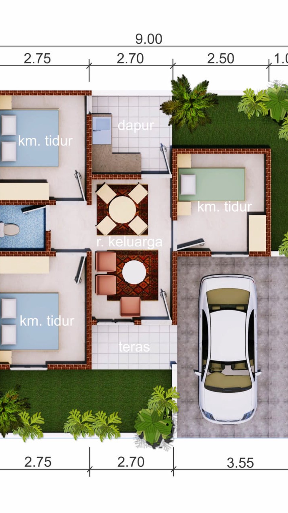 RUMAH SIAP BANGUN DIBAWAH 500 JUTA, JL WATES KM 10