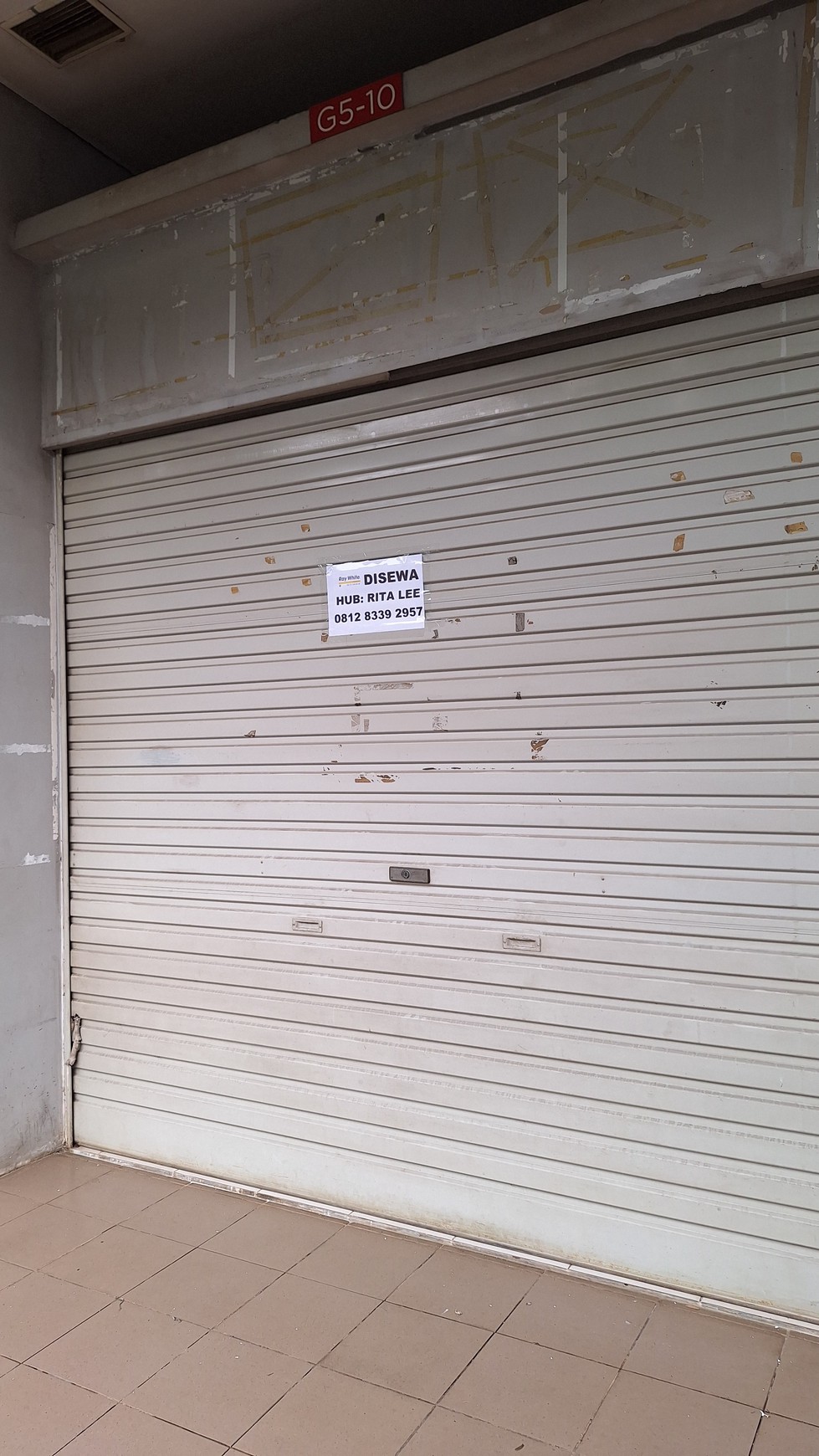 Disewa Kios Pasar Modern 2 Intermoda BSD City, Kondisi Bagus, Rapih, Siap Usaha.