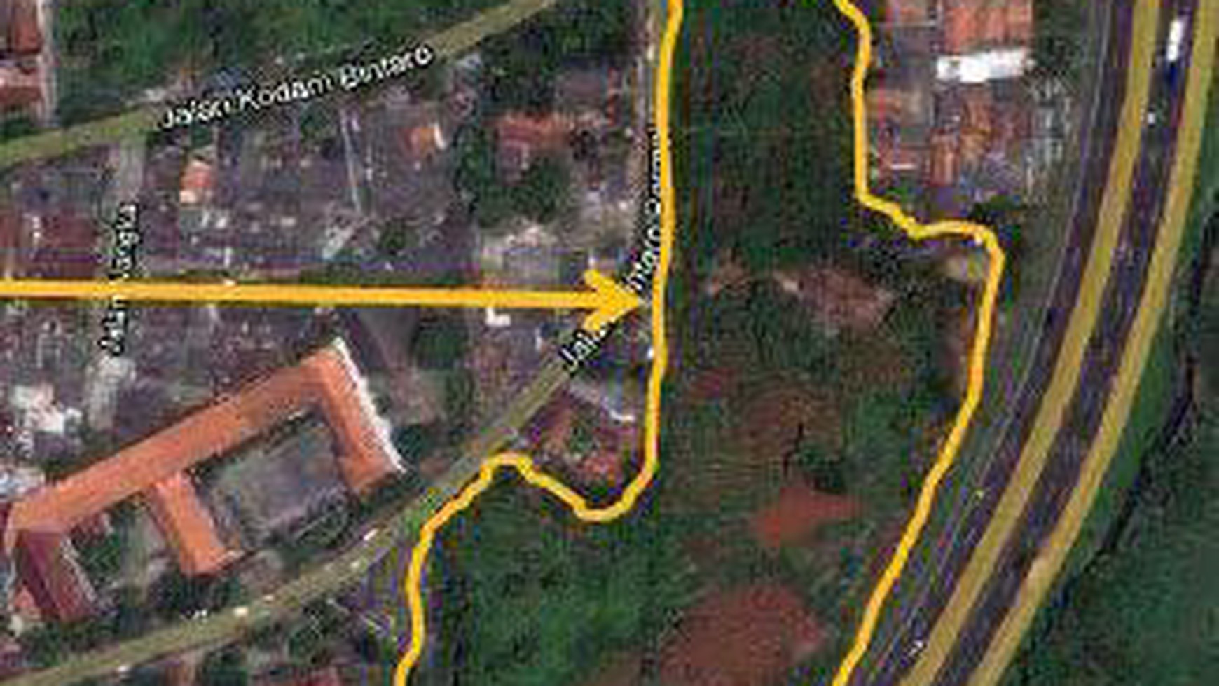 Tanah siap bangun cocok untuk cluster di Kodam Bintaro