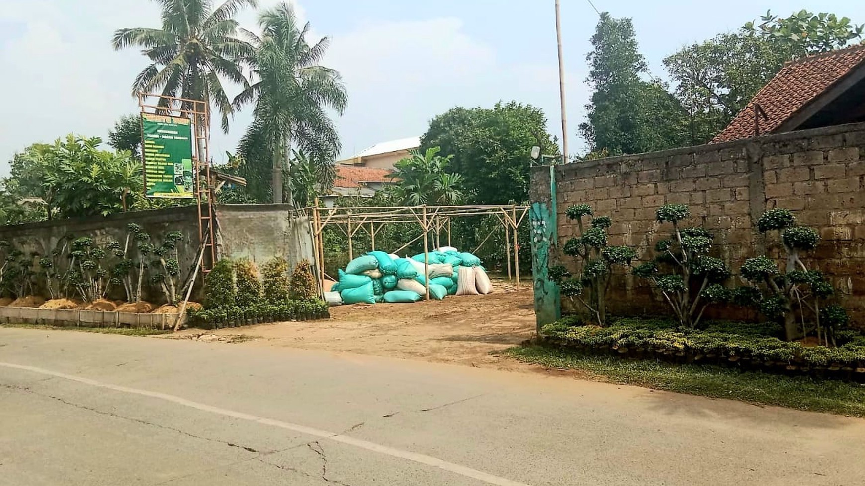 Dijual Tanah Siap Pakai Akses Mudah Cocok Untuk Restoran, Minimarket dll di Sawangan,Depok