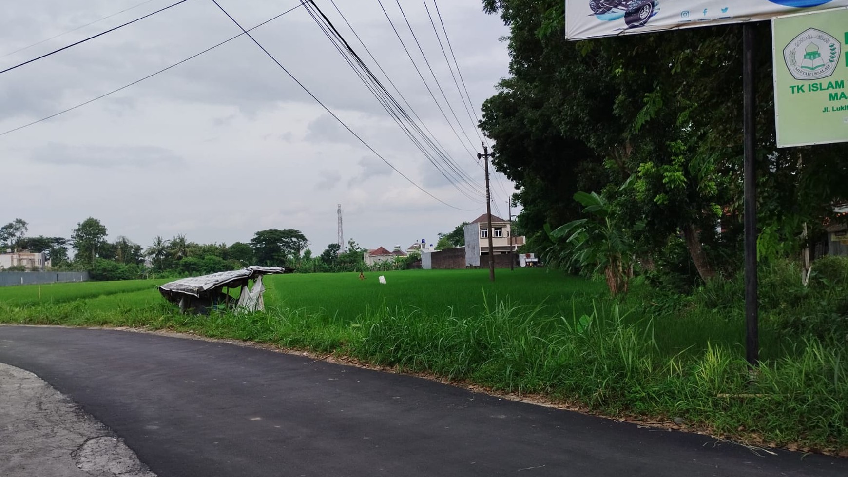 Tanah Luas 8297 Lokasi Dekat Terminal Jombor Jalan Kebon Agung Mlati Sleman