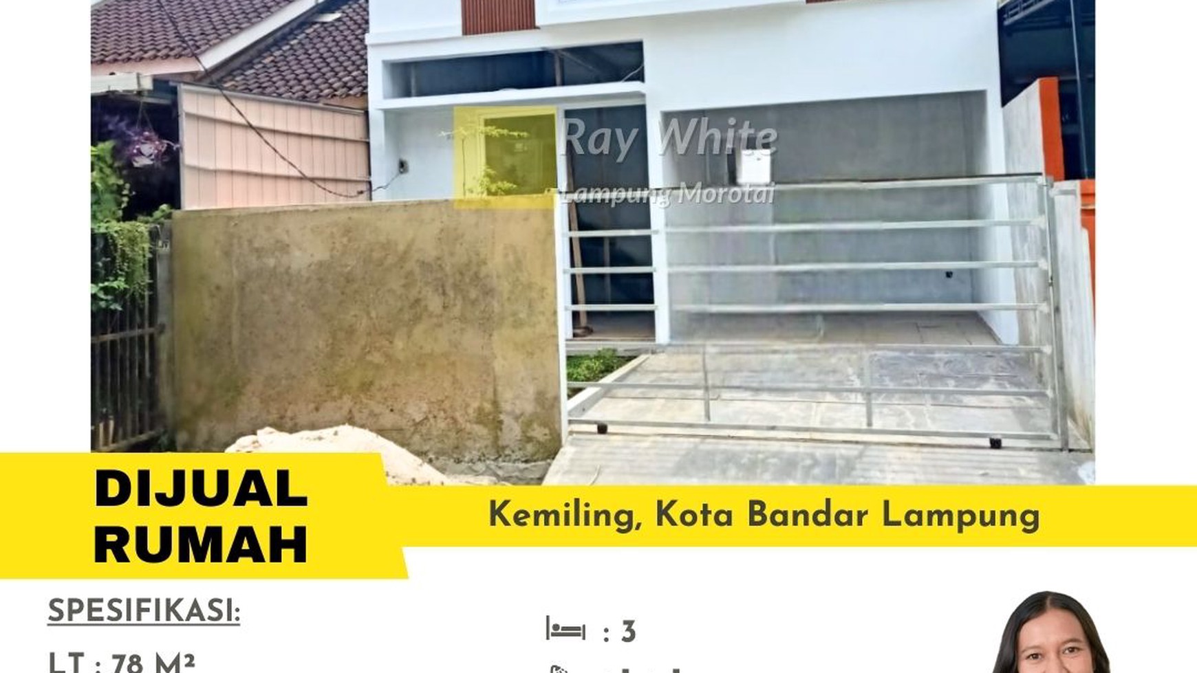 Dijual , Rumah BaruPerumahan Kemiling