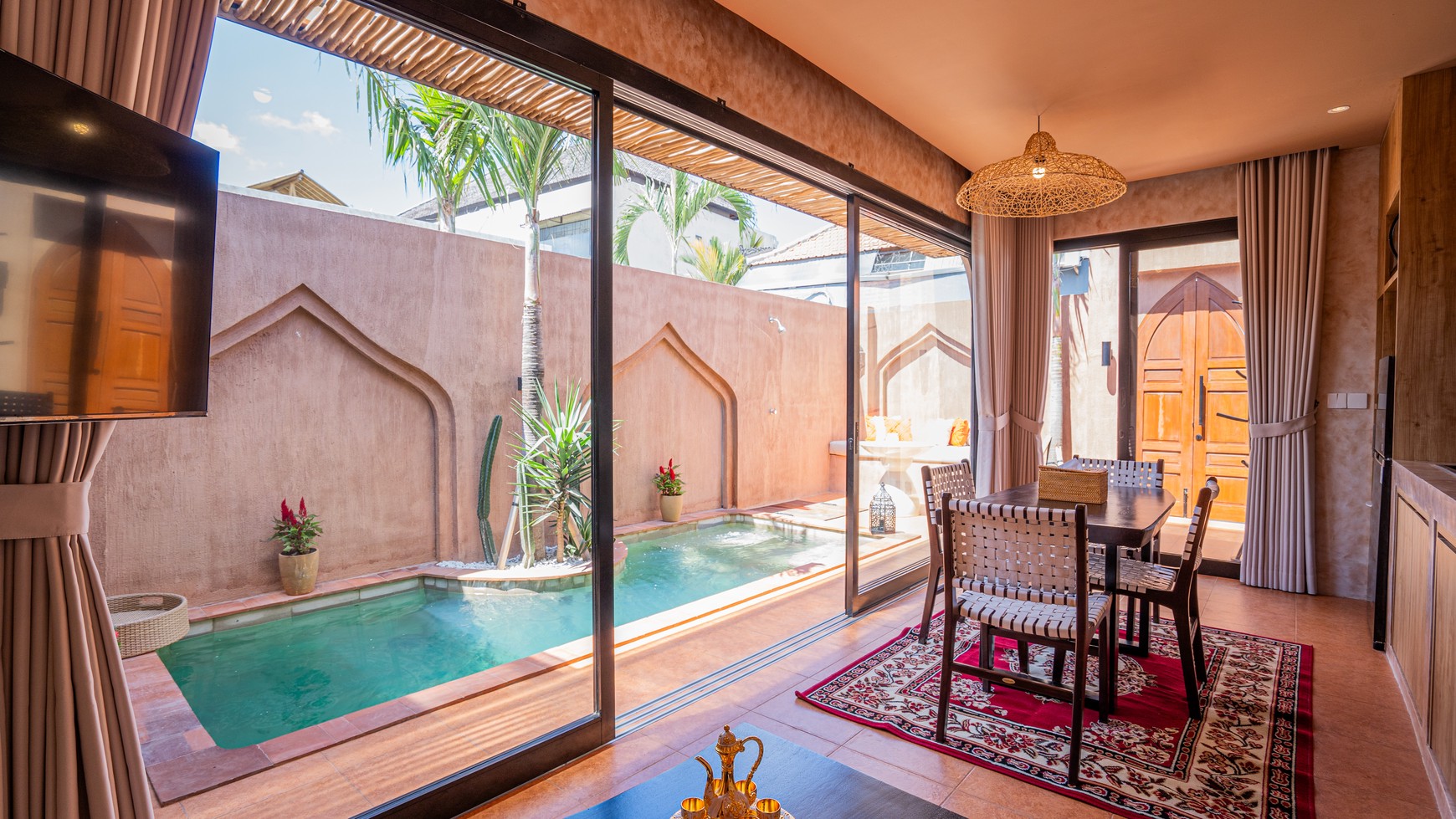 For Sale Leasehold - Brand new modern cozy villa  in Kerobokan - Bali ( type Nameera Morroco )