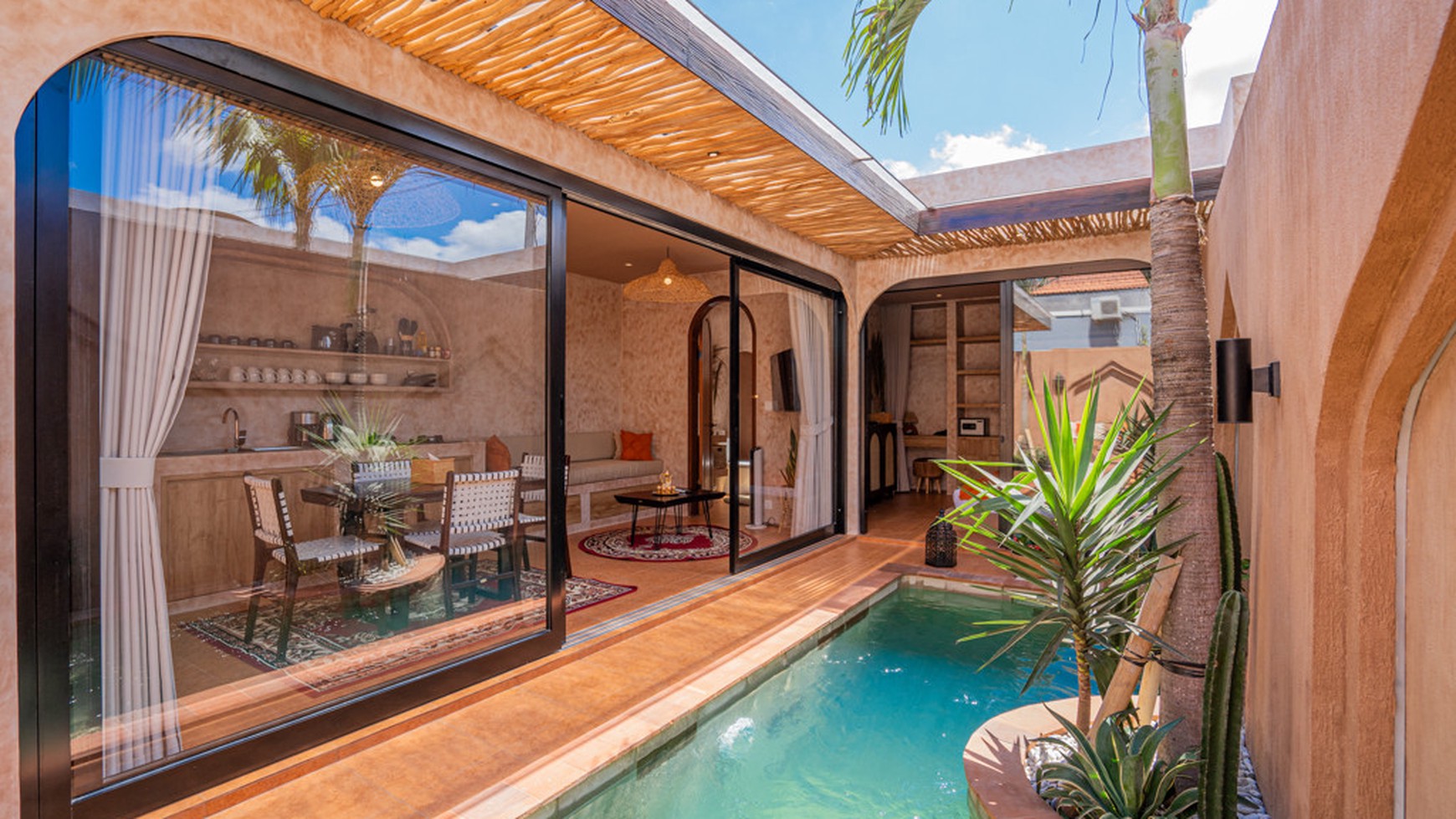 For Sale Leasehold - Brand new modern cozy villa  in Kerobokan - Bali ( type Nameera Morroco )