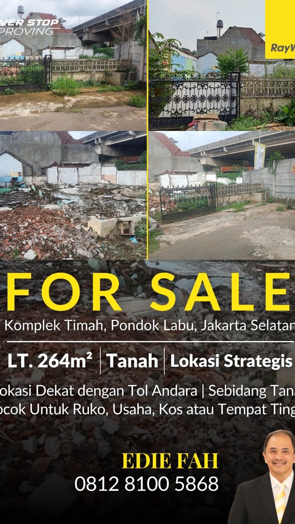 Rumah Hitung Tanah Area Cipete