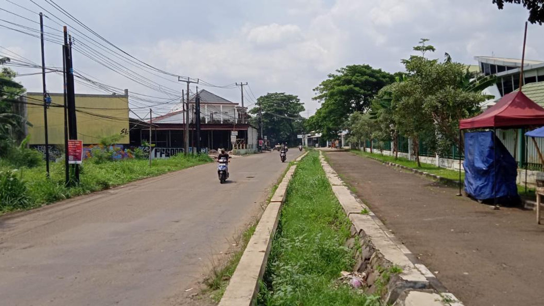 Tanah di pinggir jalan raya Bojong Nangka Cikeas depan Paspampres Gunung Putri Bogor