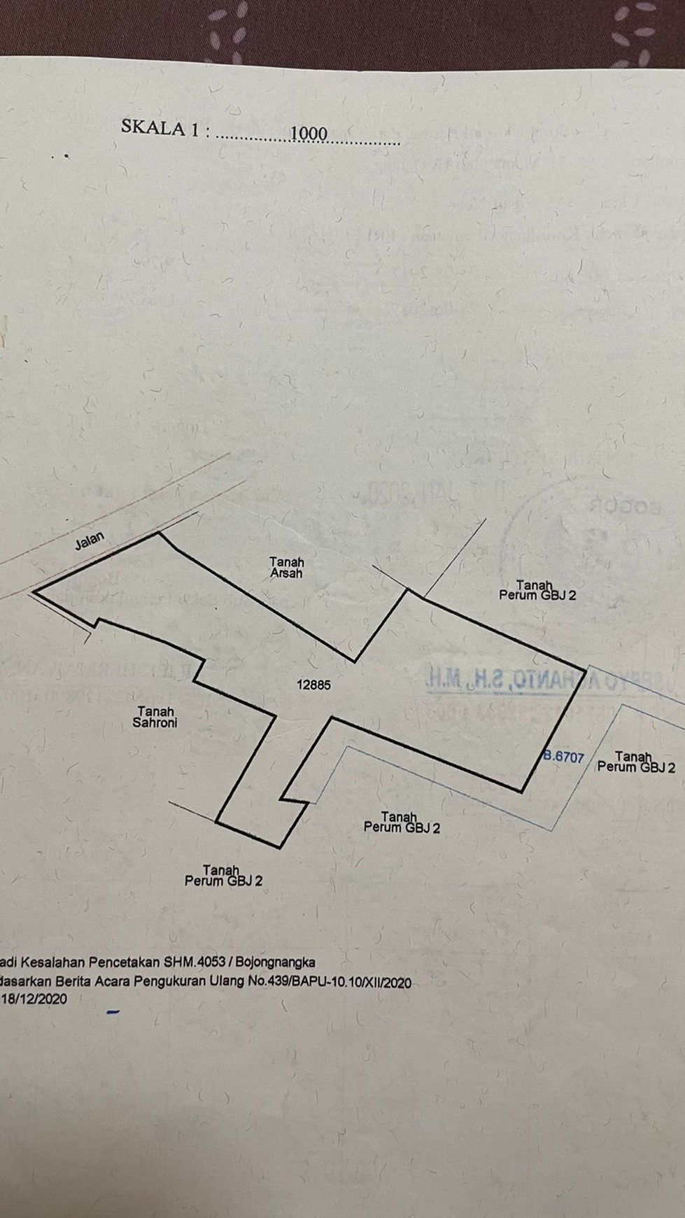 Tanah di pinggir jalan raya Bojong Nangka Cikeas depan Paspampres Gunung Putri Bogor