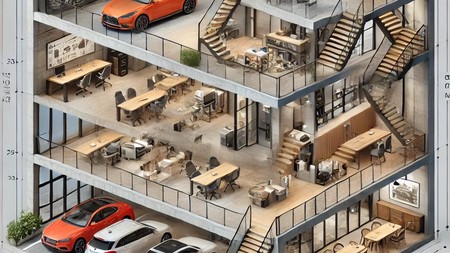 Jual Ruko Showroom Mobil Bekas di Jalan Raya Pemda, Akses jalan Kontainer.