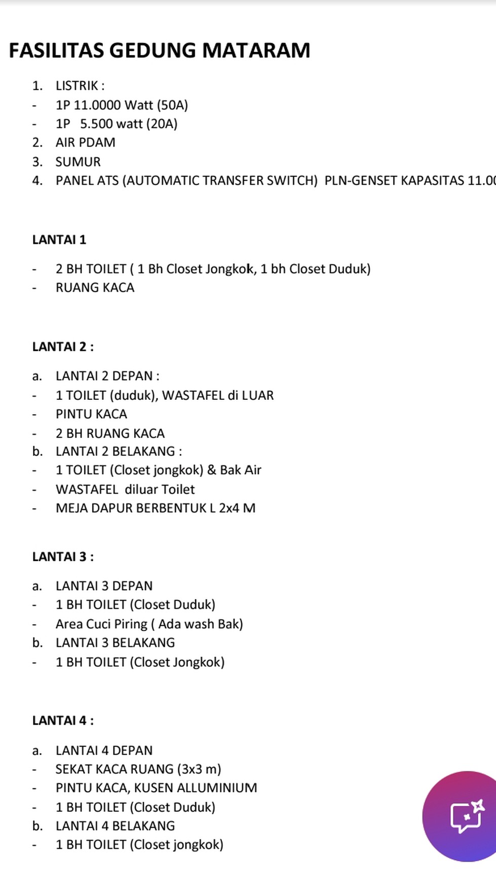 Ruko 4 Lantai Dengan Luas Tanah 244m2 di Sarirejo, Semarang