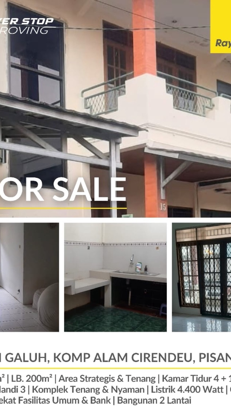 Rumah Hitung Tanah Area Cipete