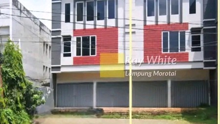 ruko 2 pintu plong tanjung karang pusat