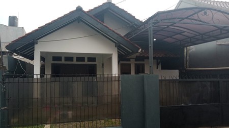 Rumah Siap Huni Diarea Jl Menjangan Pondok Ranji Akses Toll Bintaro