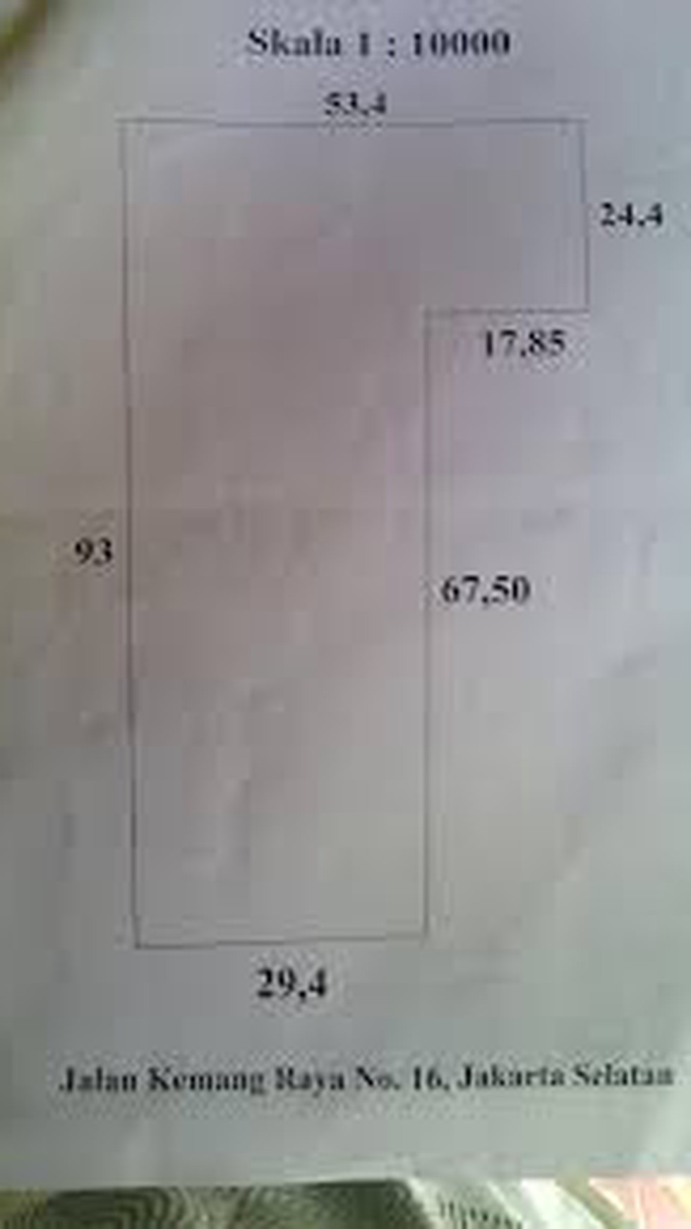 Rumah Hitung Tanah Area Cipete