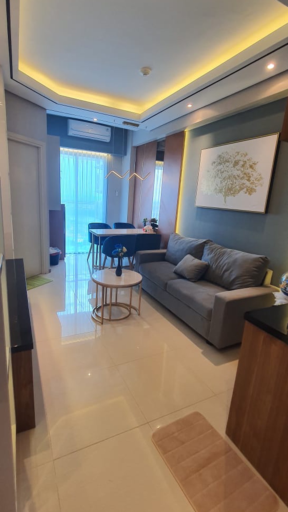 Disewakan Apartemen Benson Pakuwon Mall Tipe 2 Bedroom Corner Full Furnished Modern Mewah Lantai.33 Corner Plus Balkony