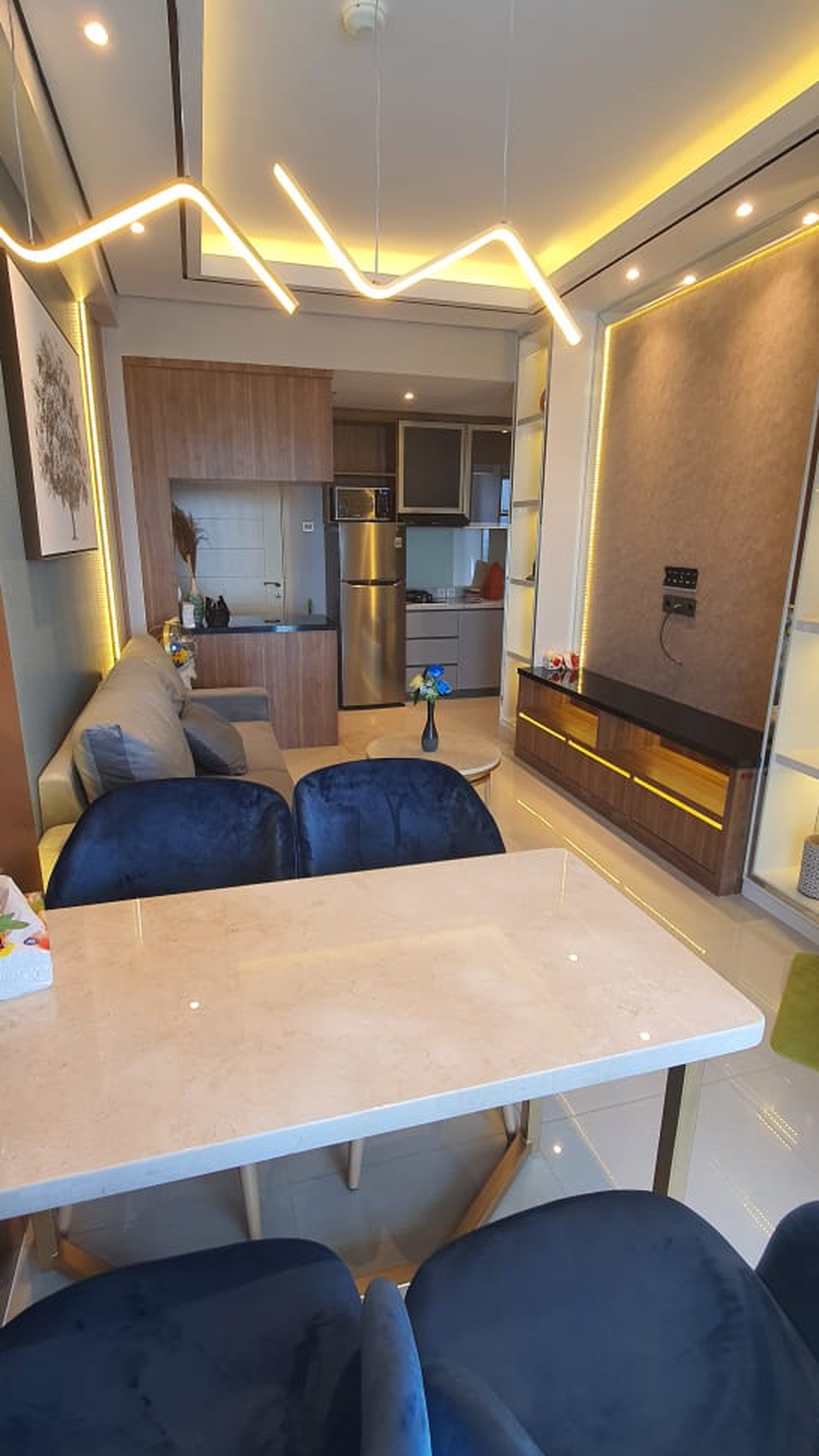 Disewakan Apartemen Benson Pakuwon Mall Tipe 2 Bedroom Corner Full Furnished Modern Mewah Lantai.33 Corner Plus Balkony