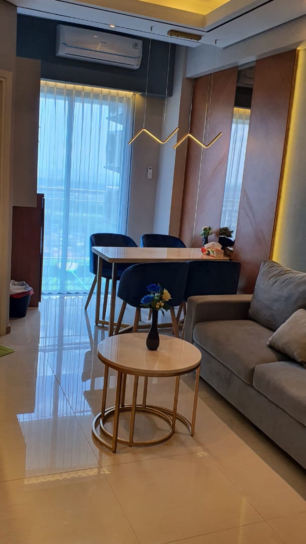 Disewakan Apartemen Benson Pakuwon Mall Tipe 2 Bedroom Corner Full Furnished Modern Mewah Lantai.33 Corner Plus Balkony