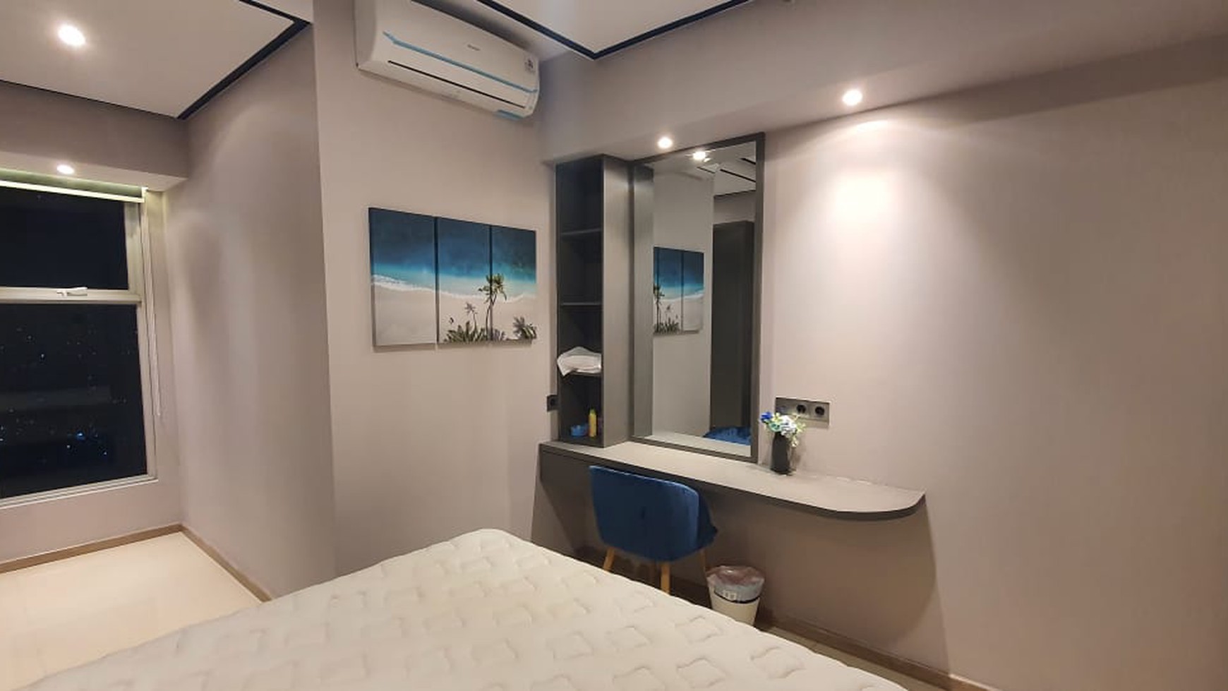 Disewakan Apartemen Benson Pakuwon Mall Tipe 2 Bedroom Corner Full Furnished Modern Mewah Lantai.33 Corner Plus Balkony
