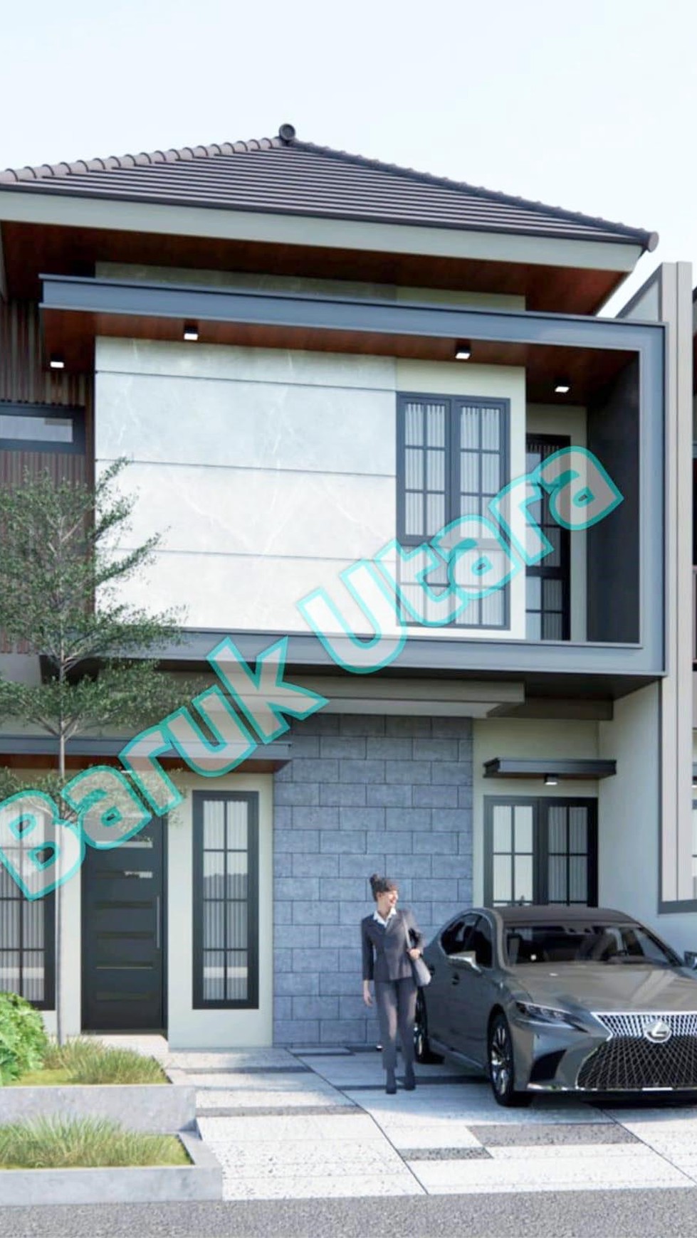 Rumah Baru Gress di Baruk Utara Surabaya Timur, 2 Lantai, Minimalis, cuma ada 2 unit ( on progress) aja... Buruan!!!