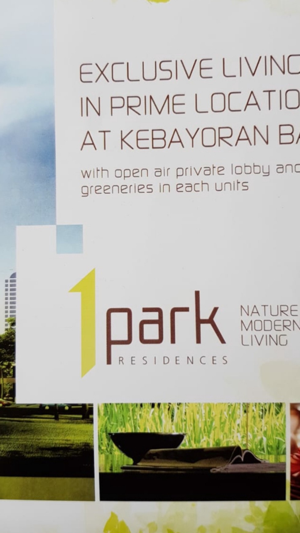 Apartemen Siap Huni dan Fasilitas Lengkap @One Park Residence