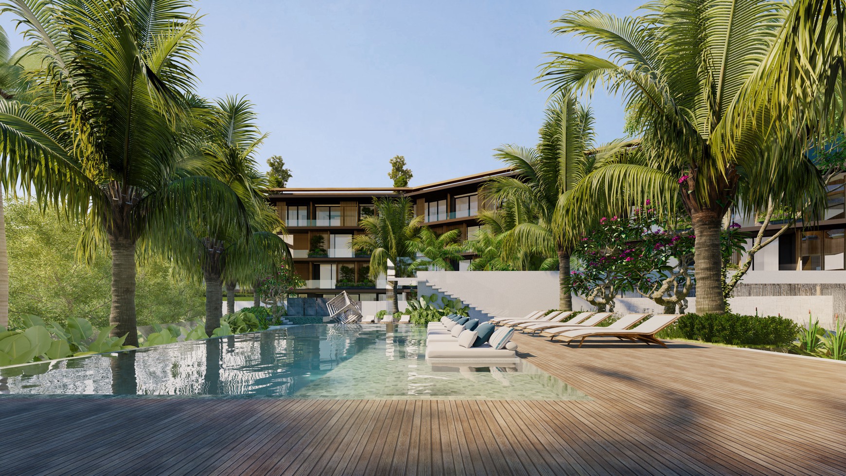 For Sale  Leasehold - Luxury Boutique Residence   ( 1 - 3 bedrooms Penthouse ) with roof top in Berawa  - Canggu , Bali