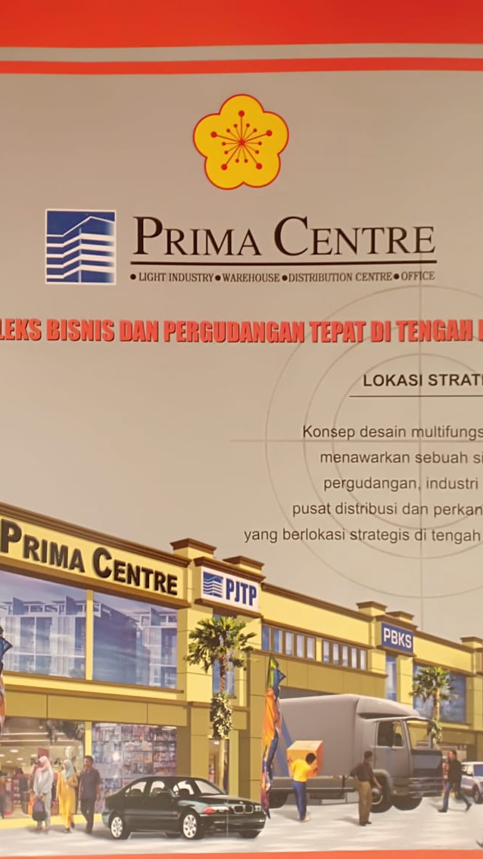 Disewa Gudang di Pergudangan Prima Centre Pesing Pogglar, Jakarta Barat