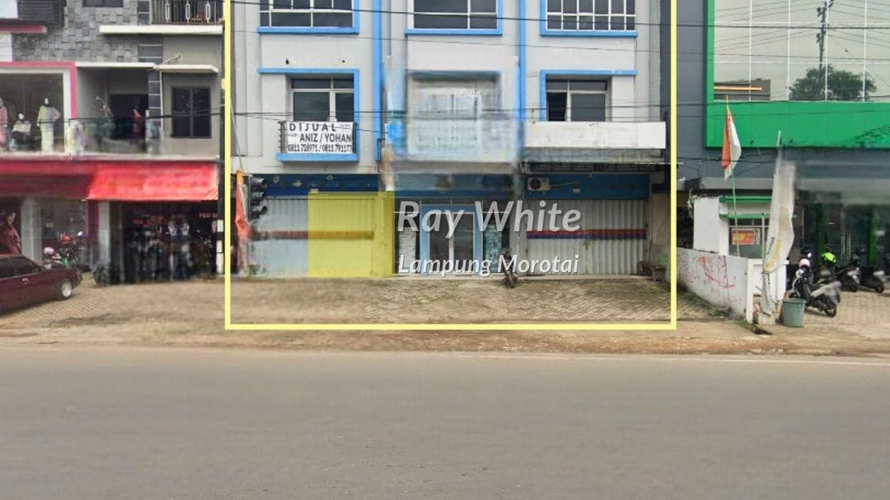 Dijual Ruko 3 Pintu 3 lantai Palapa Tanjung Karang Pusat