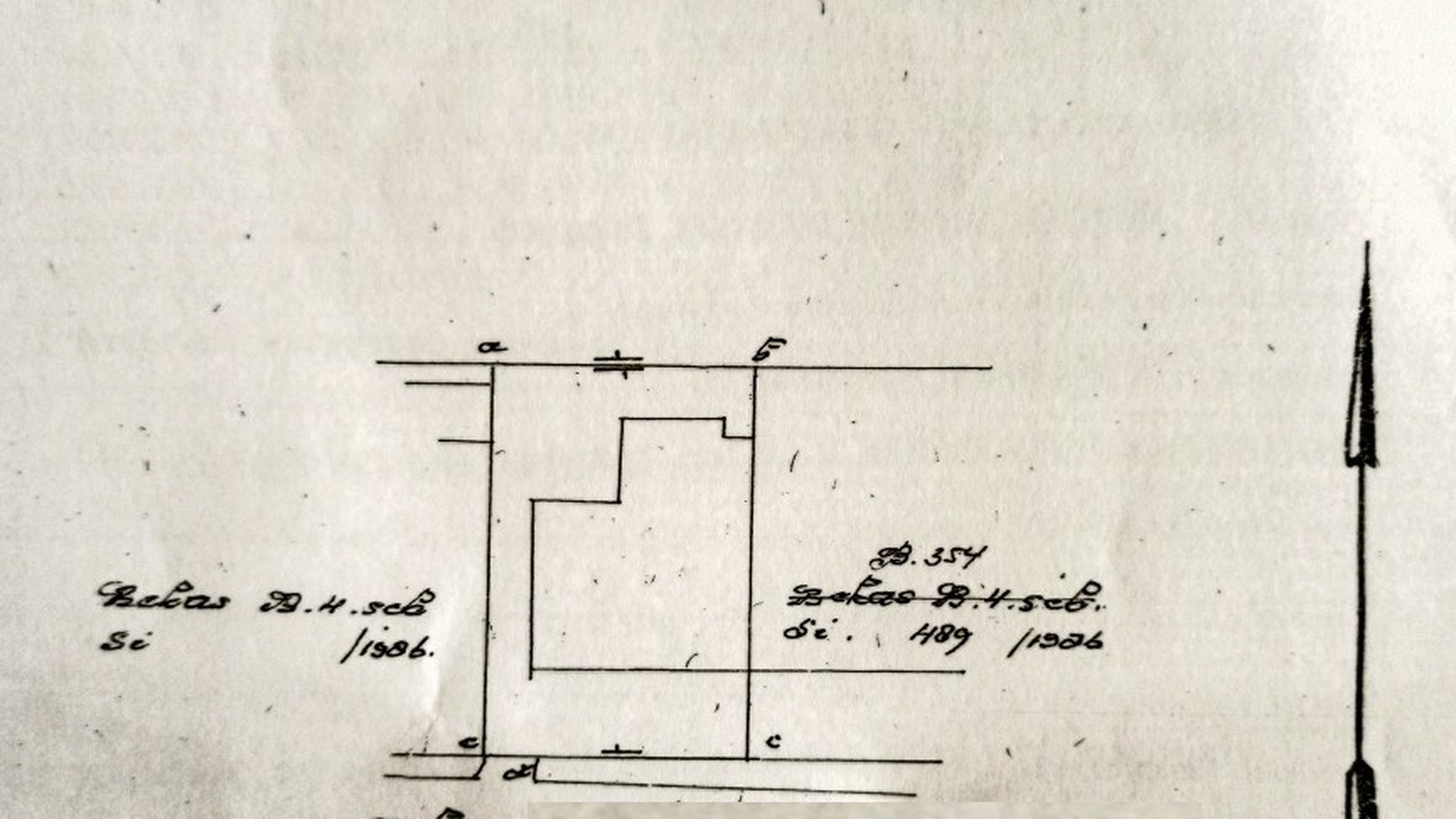 RUMAH LAMA, HARGA DIBAWAH NJOP di area Kalibata (Jl. Raya Pasar Minggu)