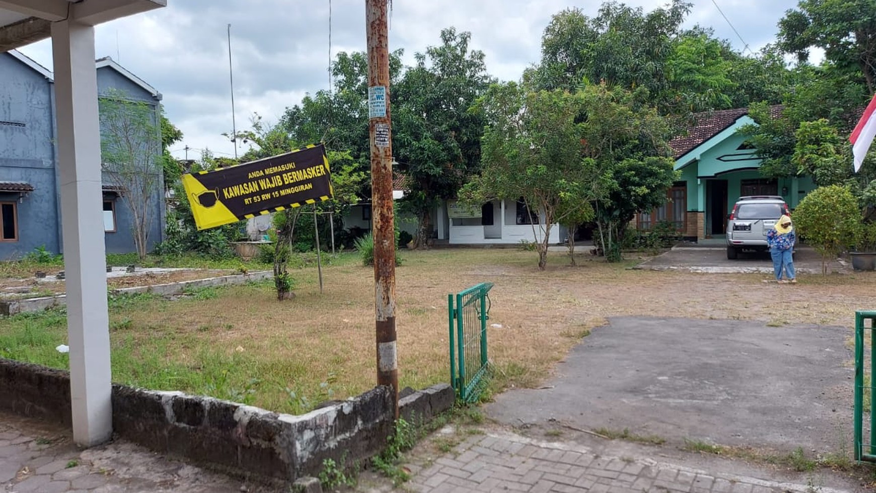 Tanah Luas 607 Meter Persegi Lokasi Strategis di Daerah Mantrijeron Yogyakarta 