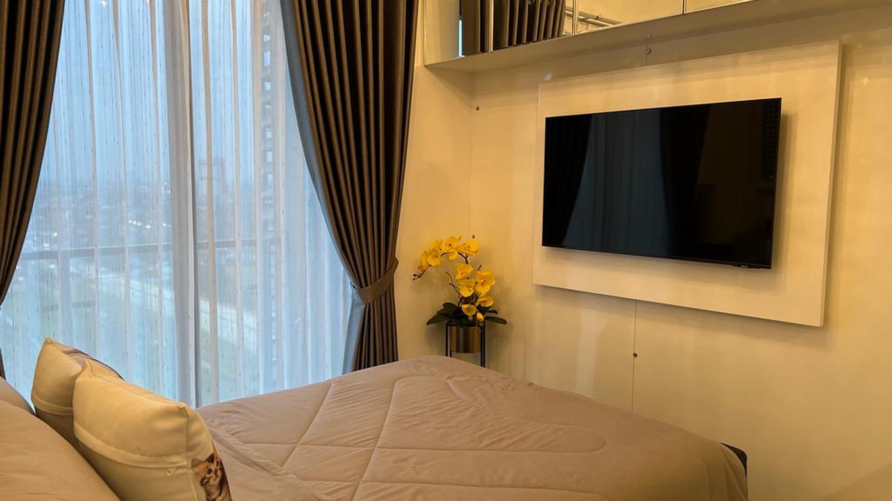 Full Furnished Apartemen Type Studio lantai 25 Sky House BSD City