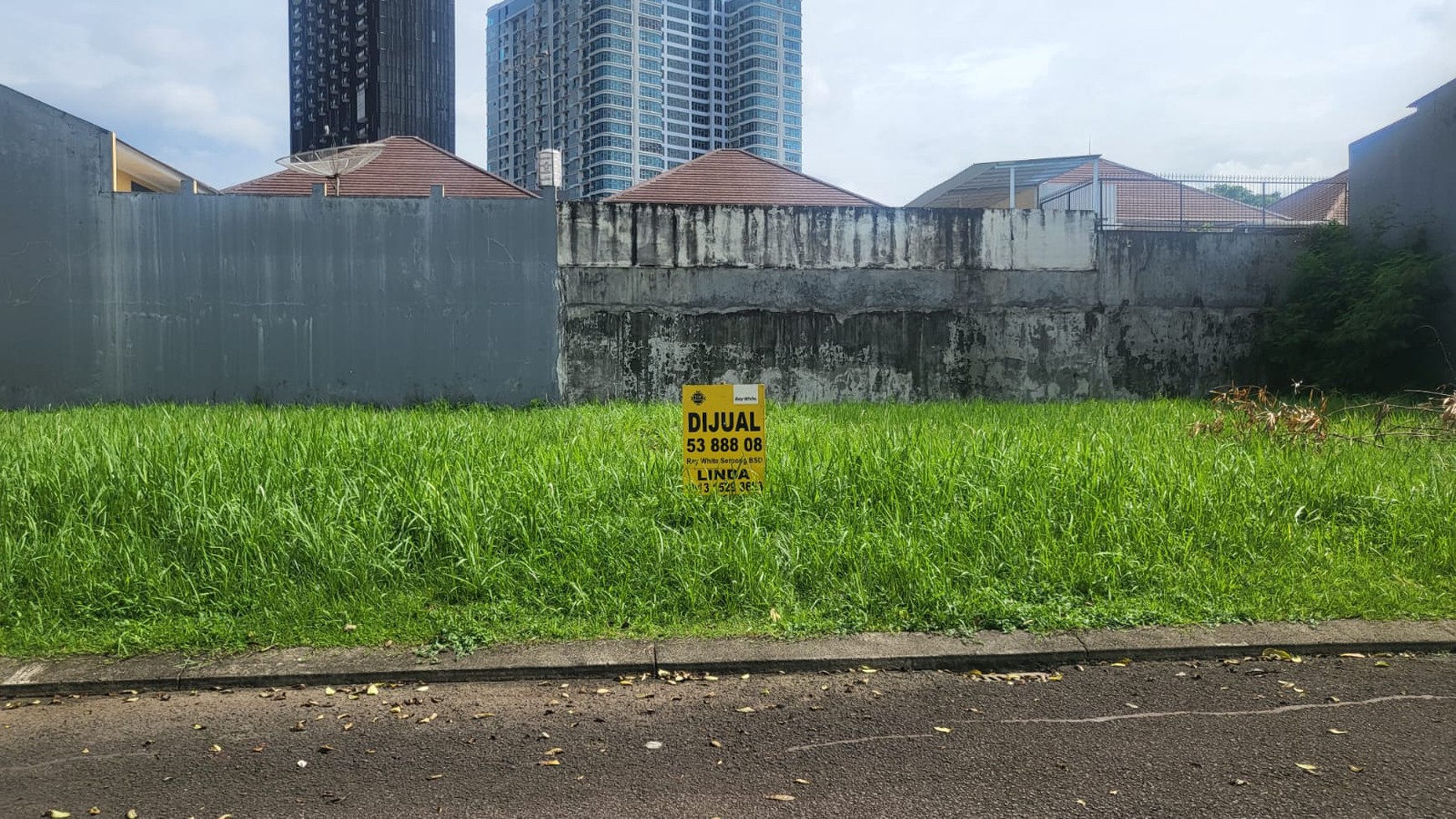 kavling badan siap bangun  Alam Sutera Cluster Sutera Olivia