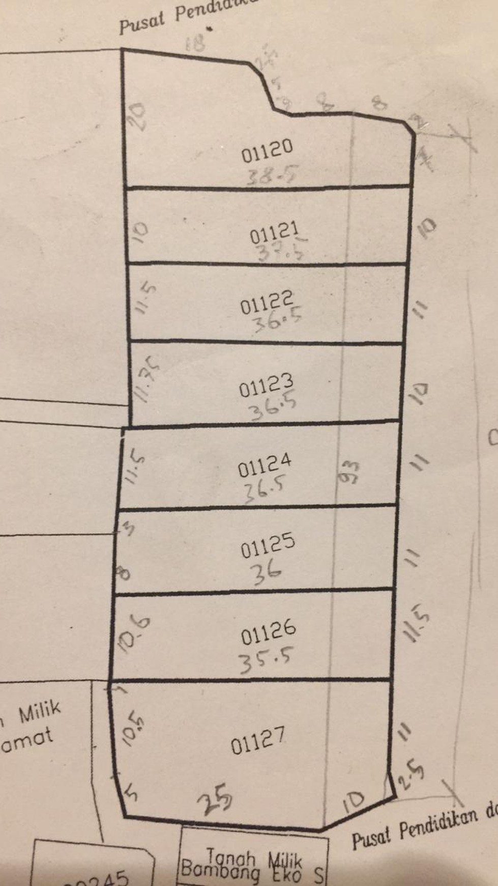 Tanah sawangan depok luas dekat the park sawangan 