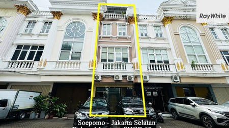FOR SALE Ruko Crown Palace 4 Lantai Soepomo Jakarta Selatan