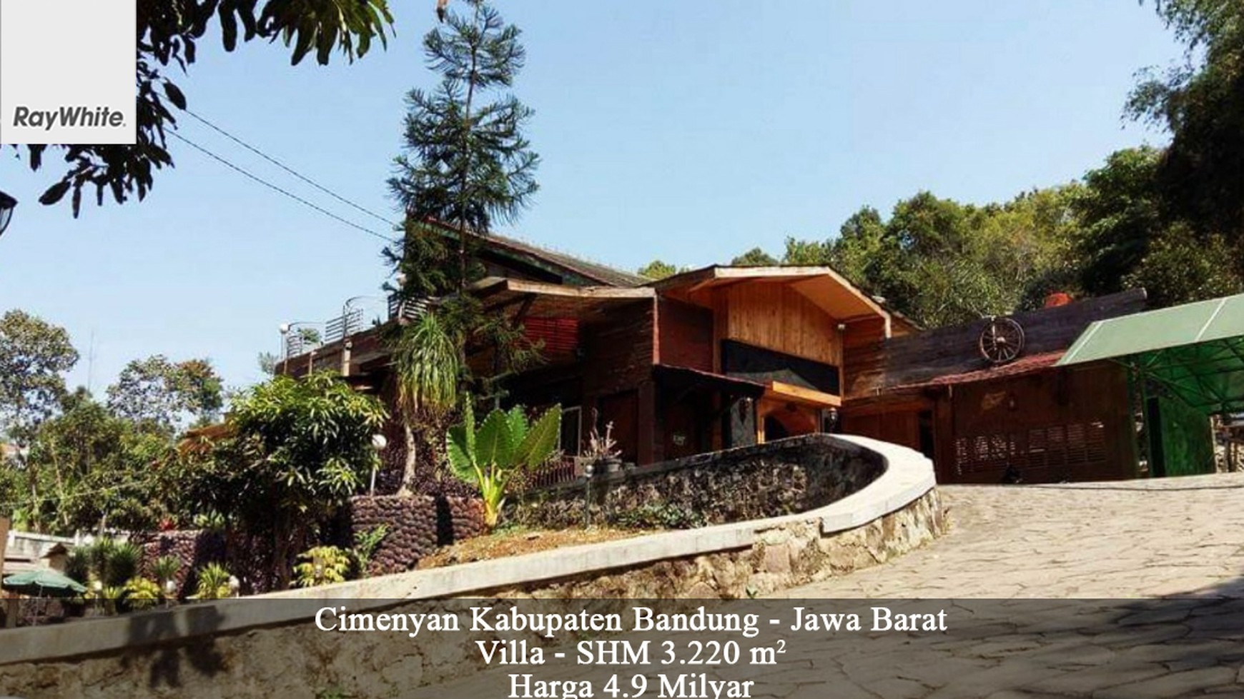 FOR SALE Villa Jalan Gelok Cimenyan Kabupaten Bandung Jawa Barat